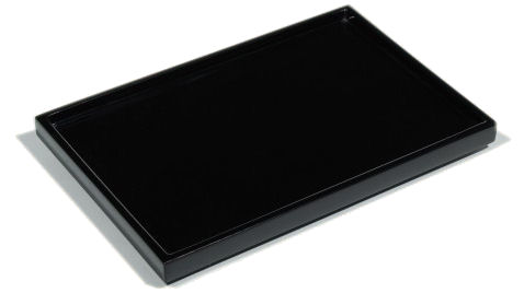 All Black Lacquer Vanity Tray