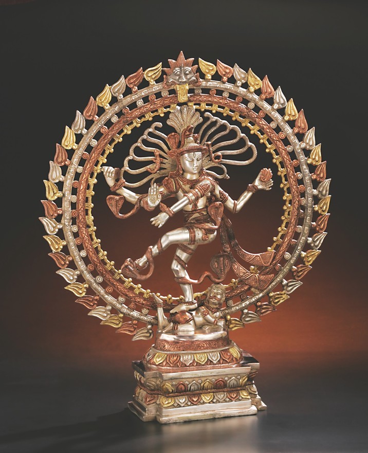 Dancing Shiva with Triple Ring of Fire