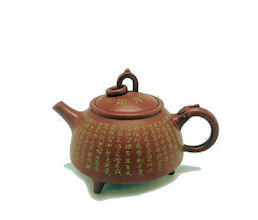 Buddhist Prayer Yixing Teapot