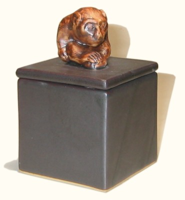 Monkey Astrology Box, chocolate glaze