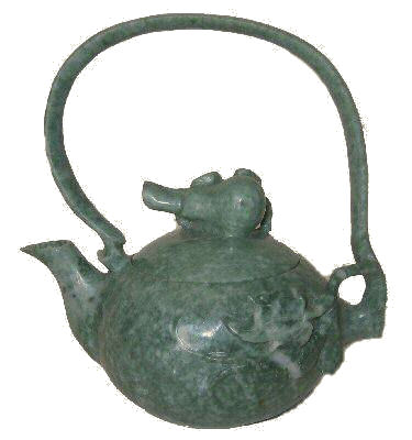 Jade Gourd Teapot with High Handle