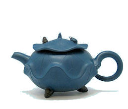 Blue Lotus Teapot